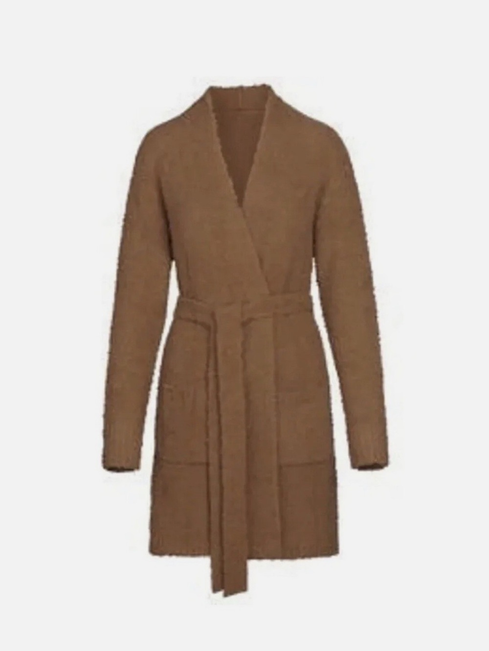 SKIMS Brown Cozy Belted Robe